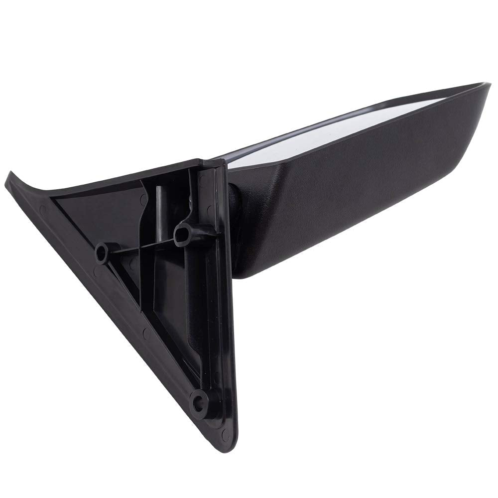 Brock Replacement Driver And Passenger Set Manual Side Door Mirrors Type Textured Compatible With 1985-1993 S10 Pickup Truck Blazer