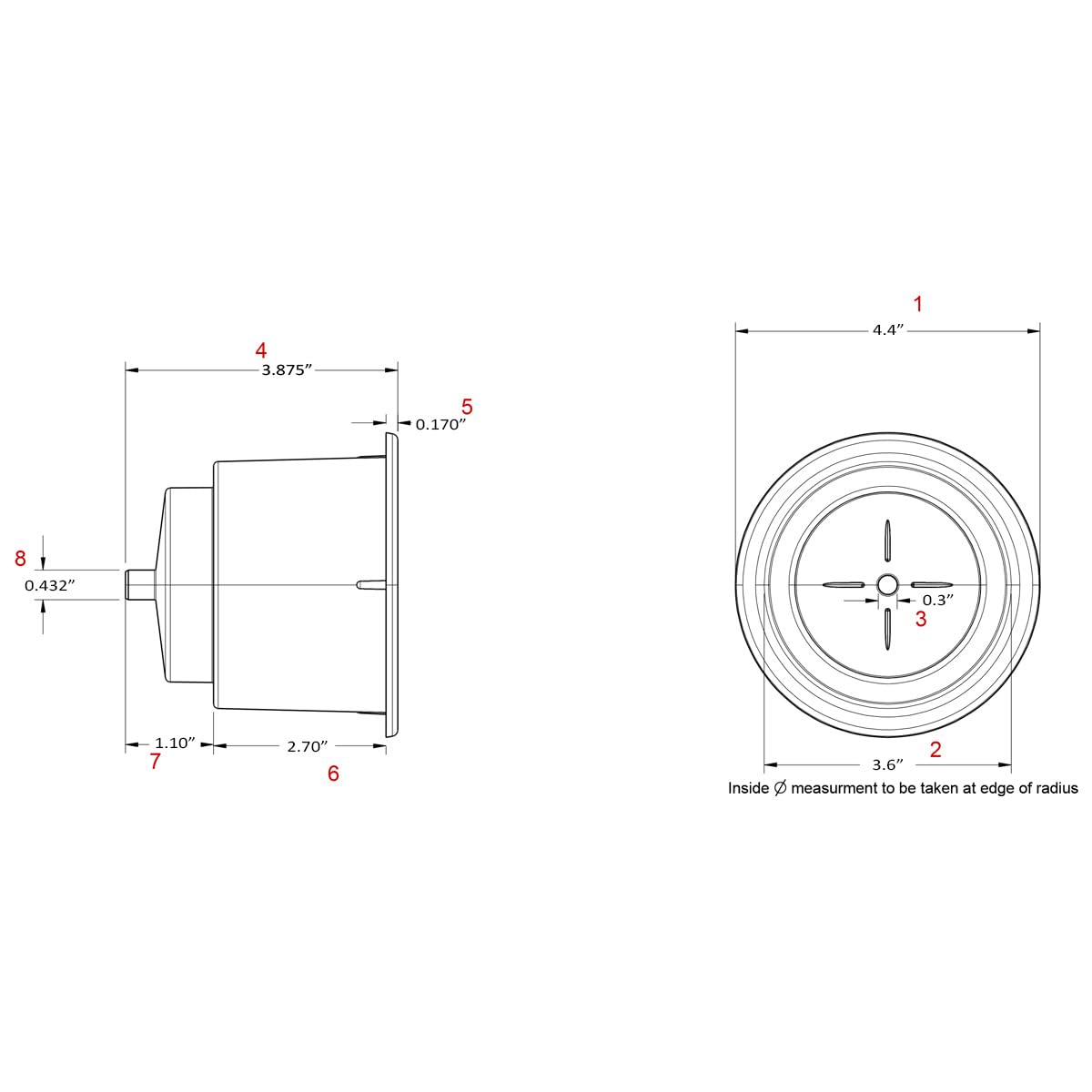 T H Marine Lch1Dp Large Cup Holder Black (Bulk) Large Cup Holder