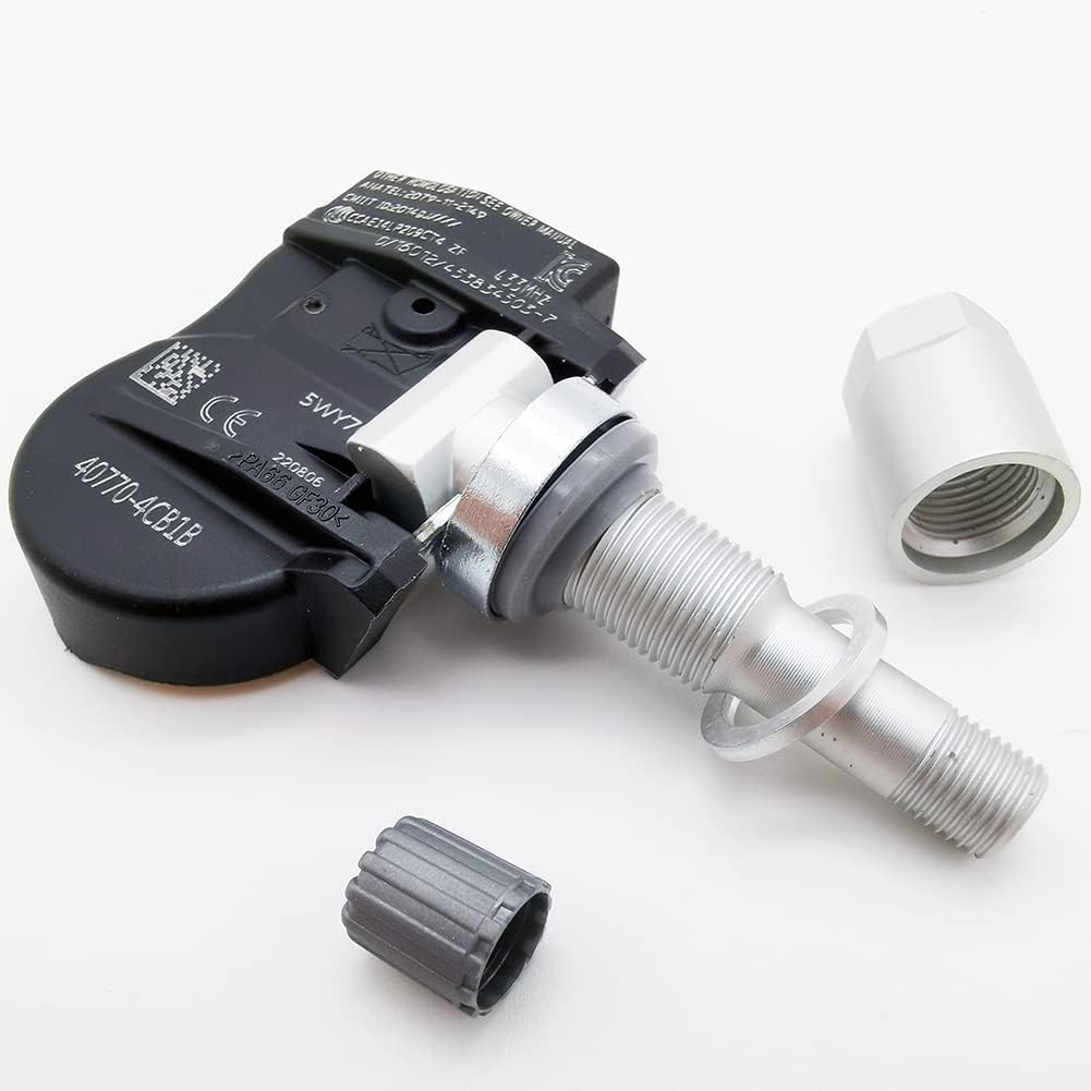 Cheriezing 40770-4CB1B Programmed Tire Pressure Monitoring System (TPMS) Sensor 433MHz Compatible with 2017-2020 QX50/ Altima/Le
