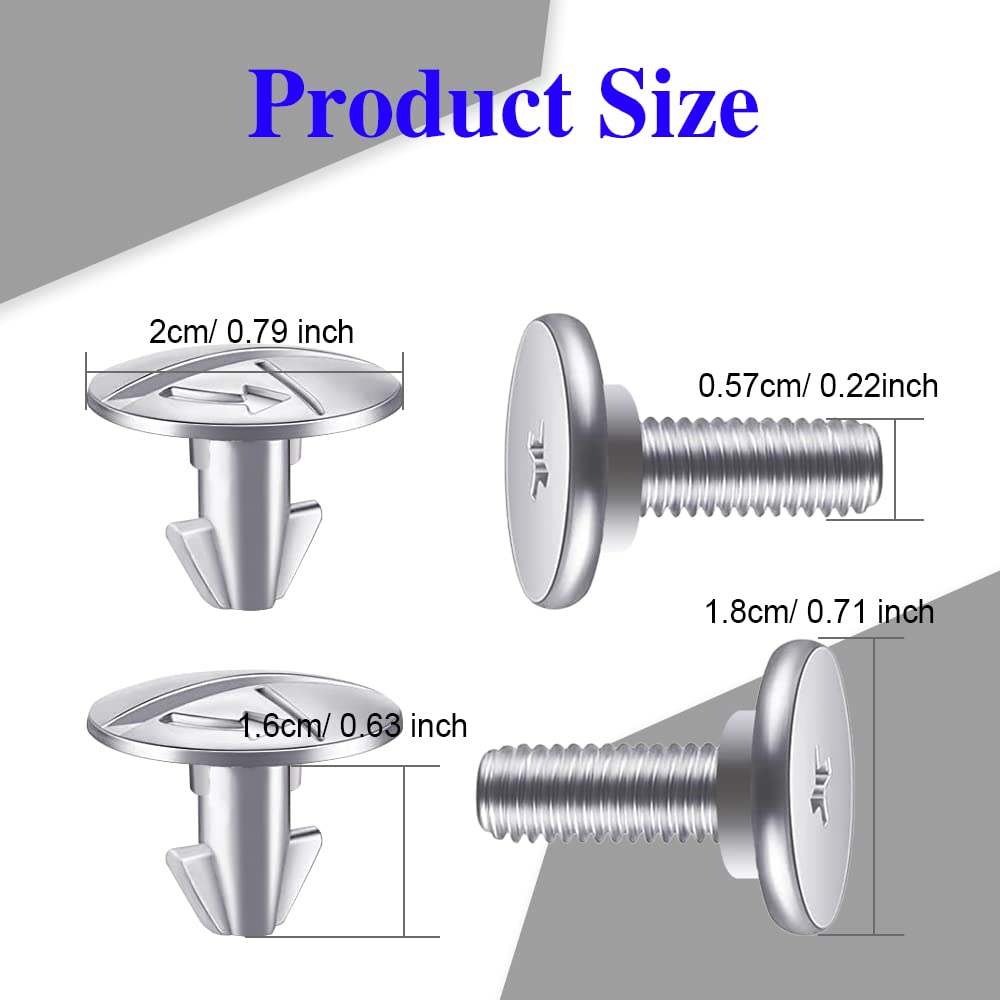 Middrivr 8Pcs Engine Lower Cover Pin Screws, 6Pcs Radiator Access Cilps 90674-Ty2-A01 And 2Pcs Lower Engine Cover Bolt 90105-Tba