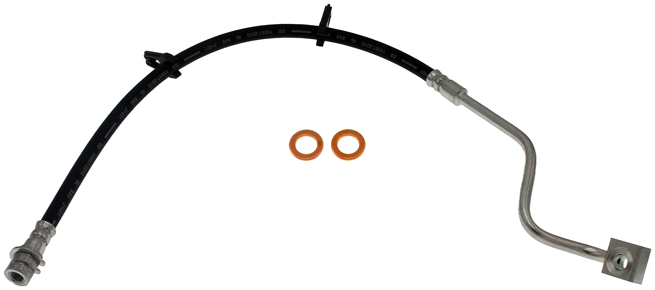 Dorman H381185 Front Driver Side Brake Hydraulic Hose Compatible With Select Ford Models