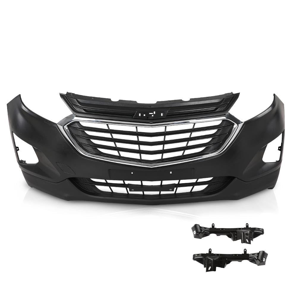G-PLUS Front Bumper Upper Lower Grille Kit Compatible with Chevy Equinox 2018-2021