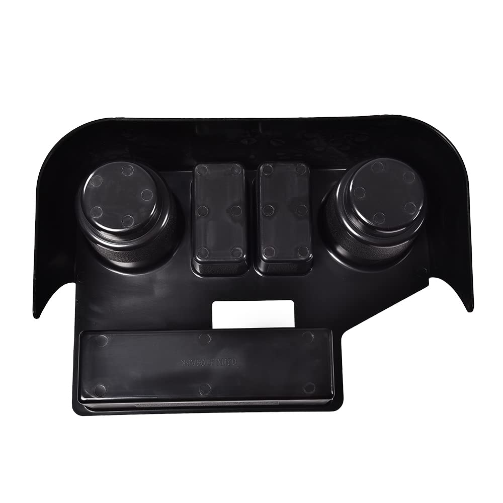 Pit66 Center Console Cup Holder, Compatible With 1994-1997 Dodge Ram 1500 2500 3500 Black