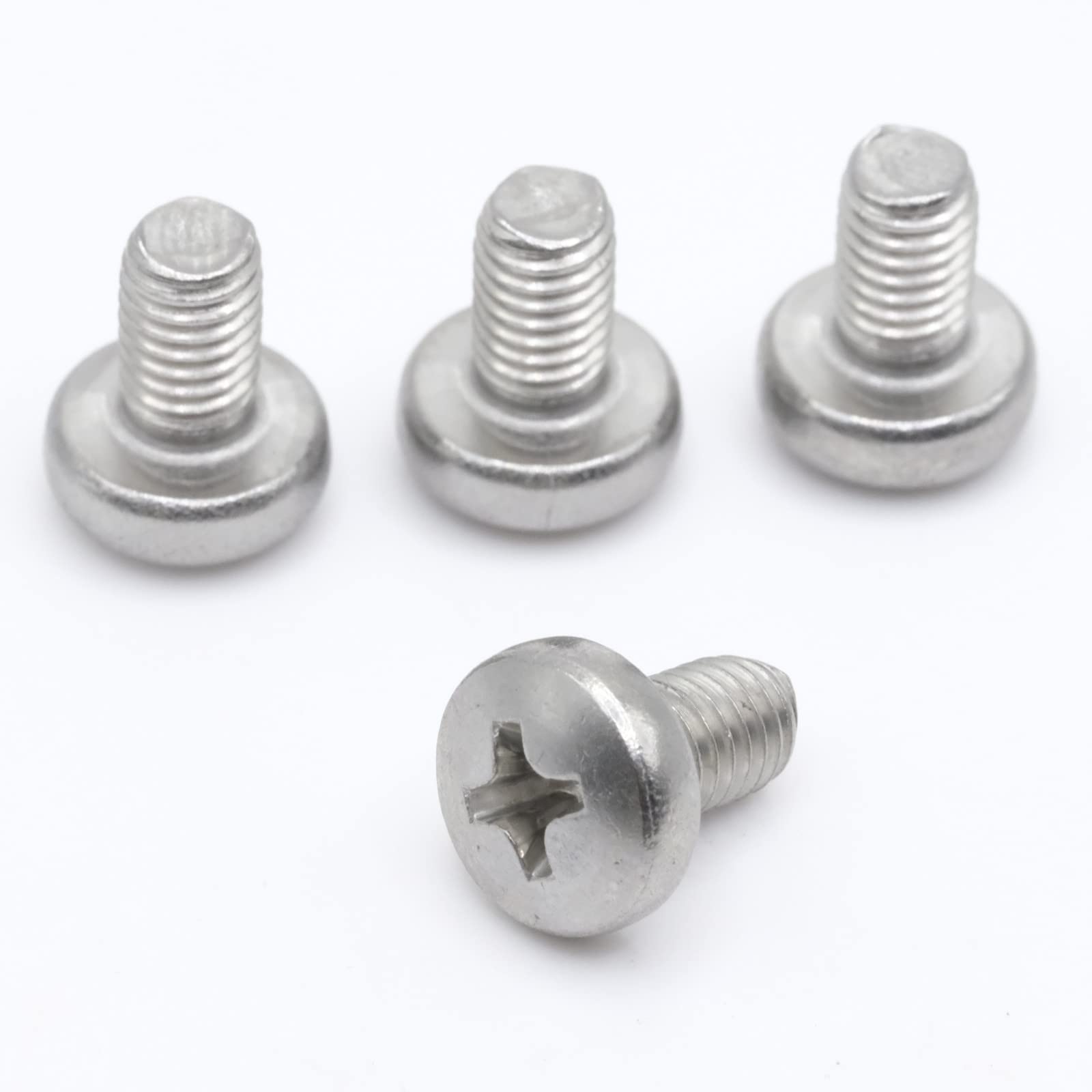 ReplacementScrews Rear License Plate Screws Compatible with Tesla Model 3 (M3) - Stainless Steel - Medium Length (Pack of 4)