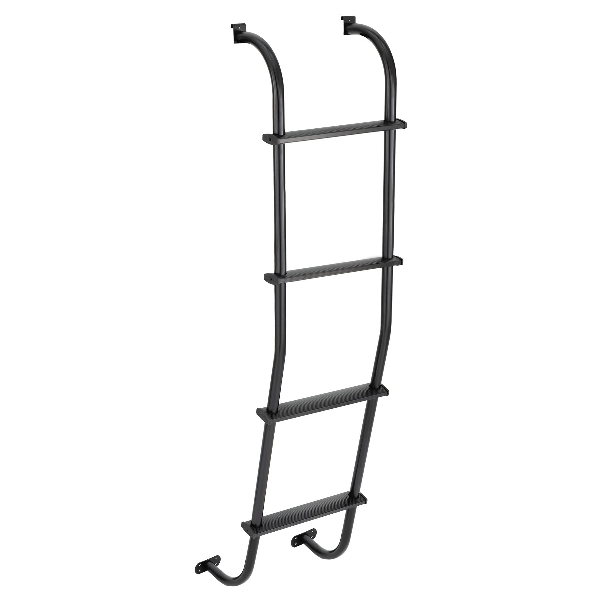 RecPro Universal Van Ladder 52 | 250lb Weight Capacity | Made in USA | Black