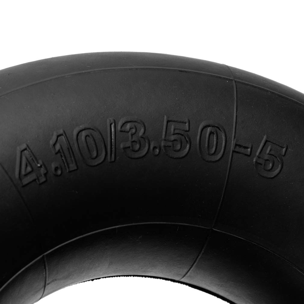 Hiaors 4.10/3.50-5 11X4.00-5 4.10-5 3.50-5 Inner Tube With Tr87 Valve Stem For Lawn And Garden, Utility Go Kart Mower Mini Bike Hand Truck 2Pcs