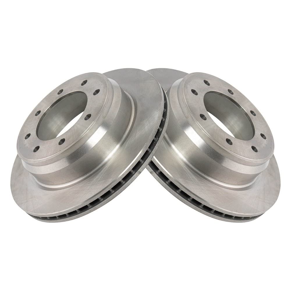 Trq Rear Brake Rotors Set Vented Compatible With 2012-2021 Nissan Nv1500 Nv2500 Nv3500