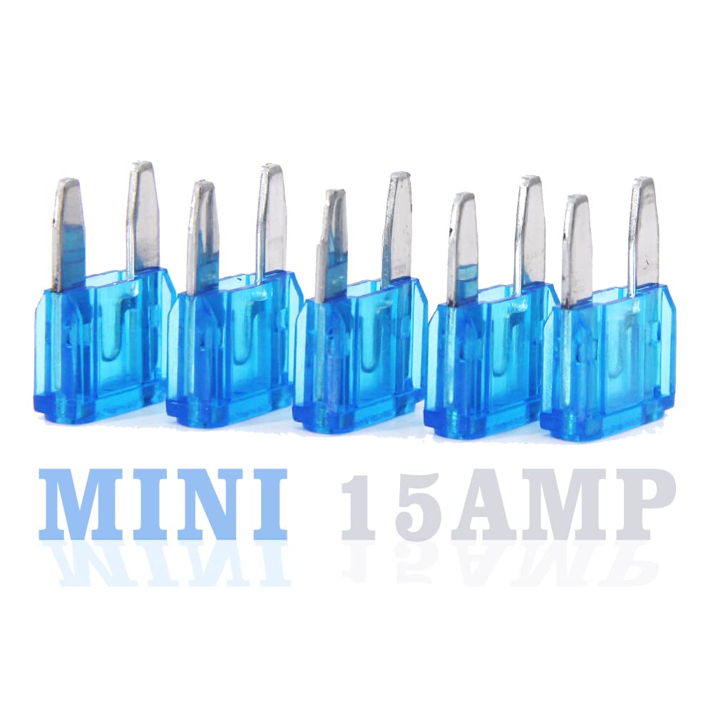 Fymusing 20 Pcs 15A Mini Blade Fuse, Automotive Fuse For Car Truck