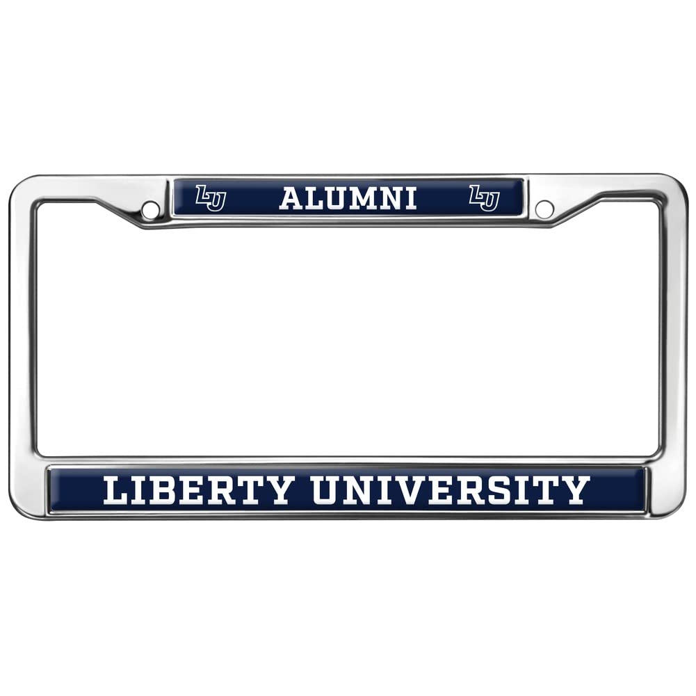 Liberty University Alumni Logo Full Size Standard License Plate Metal Frame