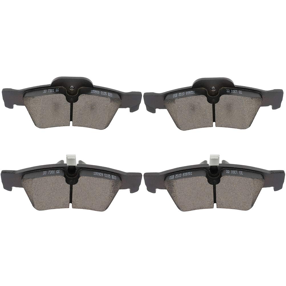 Cciyu D1122 Professional Ceramic Rear Brake Pads Set Fit For Benz G55 Amg,G63 Amg,G65 Amg,Gl3,Gl350,Gl450,Gl550,Ml3,Ml350,Ml450,
