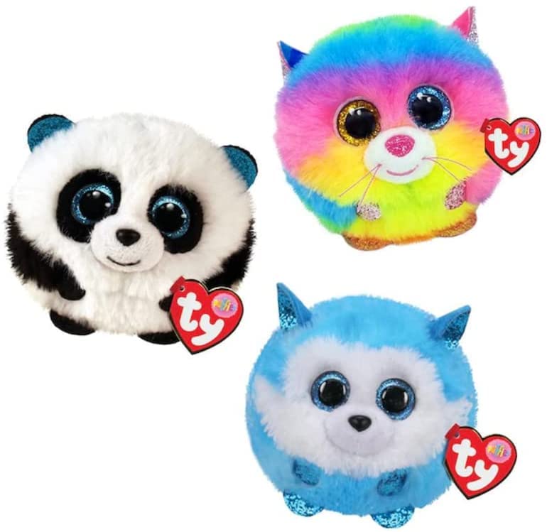 Ty 2007533 Beanie Boos, Topseller, Sammeln, Spielen, Kuscheln, Bliebt, Süß, Außergwöhnlich, Fantastisch Fantasy Keychain, Animal, White, 7 Cm