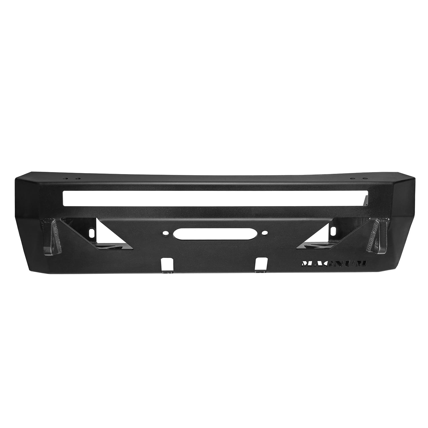 Magnum Front Bumper Winch Rt Style Guard Black For Select 2014-2024 Toyota 4Runner