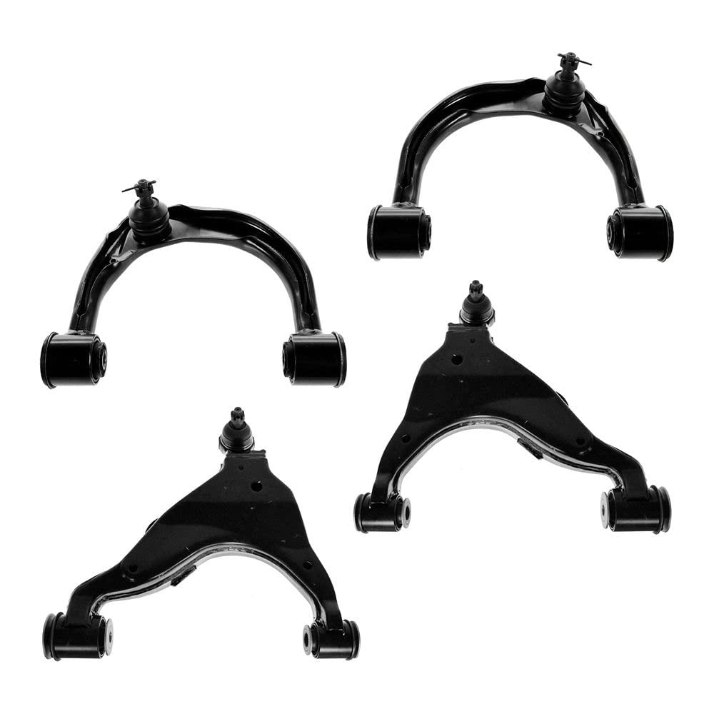 TRQ Front Control Arm with Ball Joint Set Compatible with 2003-2009 Lexus GX470 Toyota 4Runner 2007-2009 FJ Cruiser