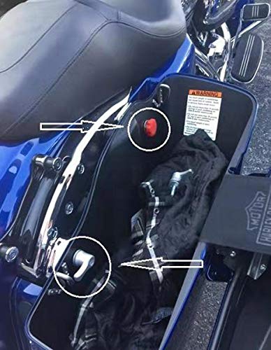 Saddlebag Lever Lock Fastener Bolt Nut Mounting Security Hardware Theft Deterrent System Twist Block For Harley Davidson Touring