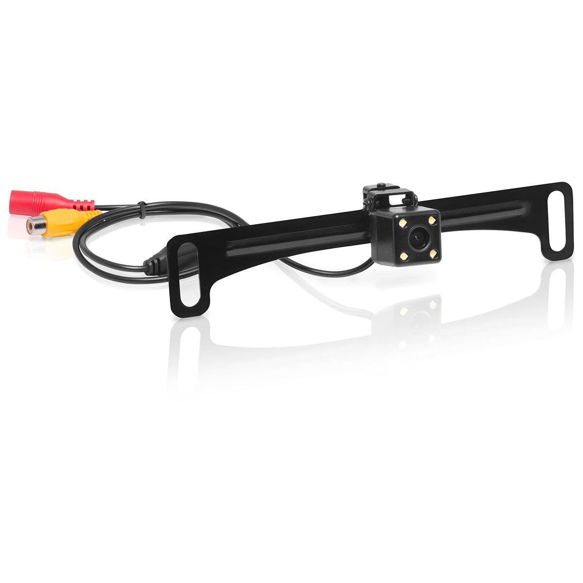 Boss Audio Systems Elpc40B Backup Car Truck Rearview Reverse Camera - License Plate Mount, 170 Wide Angle Rear View, Low Light V