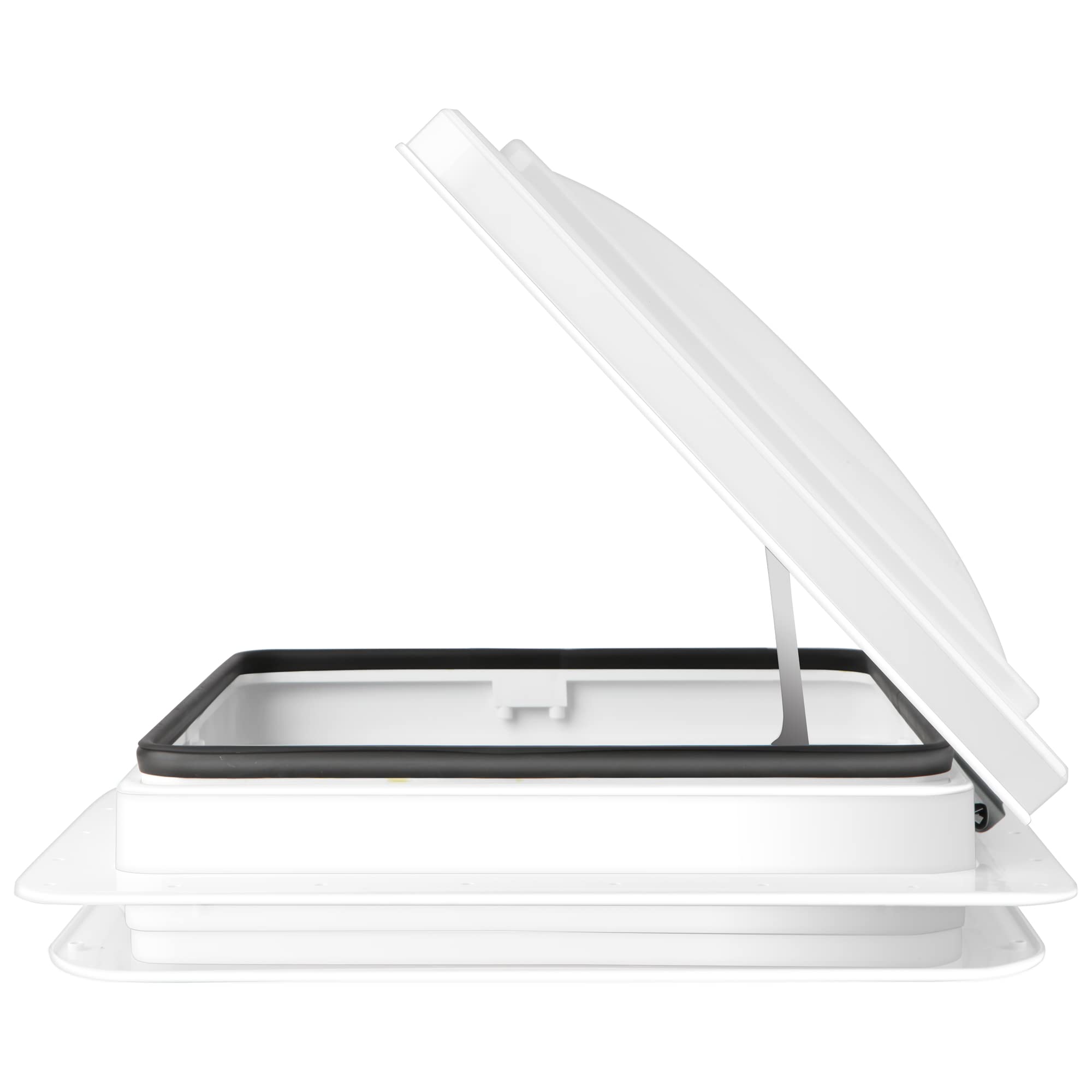 Livpow RV Trailer Roof Vent - Manual 14"x14", White, Plastic, Model A012