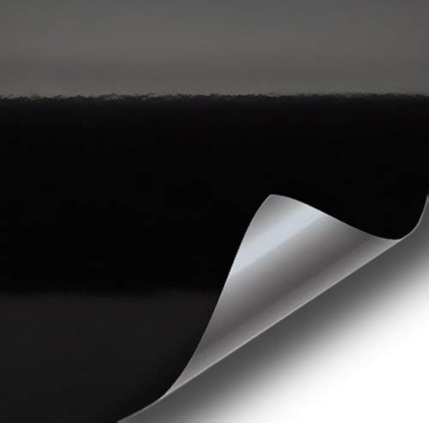 Vvivid Black High Gloss Realistic Paint-Like Microfinish Vinyl Wrap Roll Xpo Air Release Technology (10Ft X 5Ft)