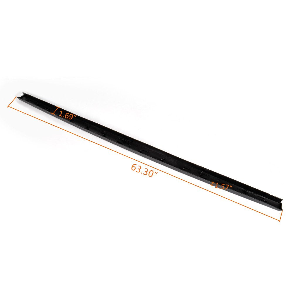 PIT66 Textured Tailgate Molding Cap, Compatible with 2004-2008 Ford F150/ 2006-2008 Lincoln Mark LT, Spoiler Top Protector Cover