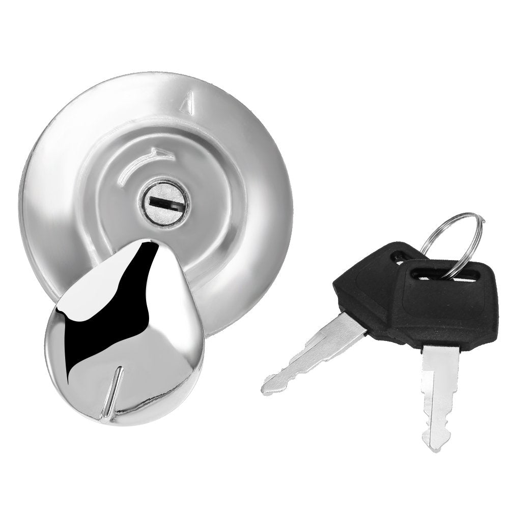 Fuel Gas Tank Door Cover Cap Fuel Filler Door Cover W/Keys Replacement For Honda Shadow Rebel Magna Vtx Vt600 750 1100 1300