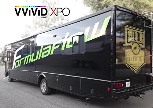 Vvivid Gloss Black Vinyl Wrap Adhesive Film Air Release Decal Sheet (25Ft X 5Ft)