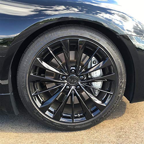 Automotivated Aftermarket ColorLugs Vinyl Lug Nut Cover - 17mm, Black, Pack of 20, Includes Deluxe Extractor, Flexible Fit, Made in USA