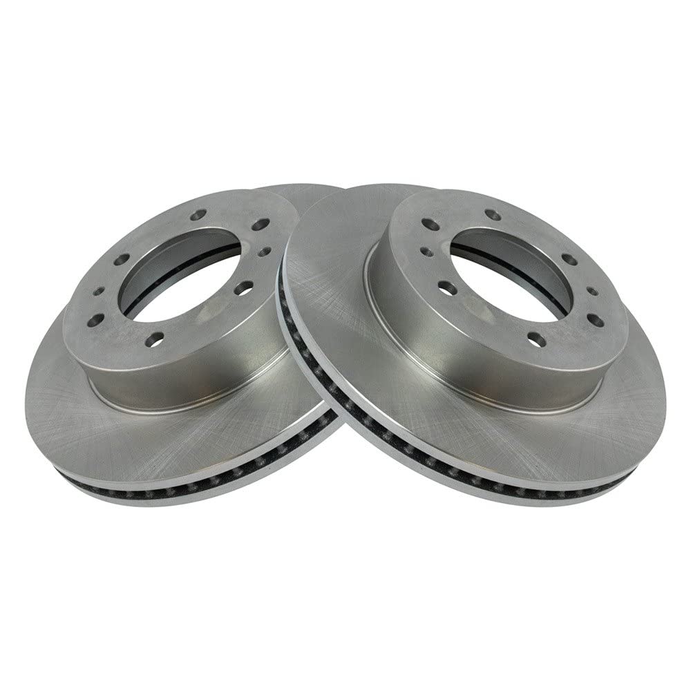 Trq Front Brake Rotors Set Vented Compatible With 2006-2010 Hummer H3 2009-2010 H3T