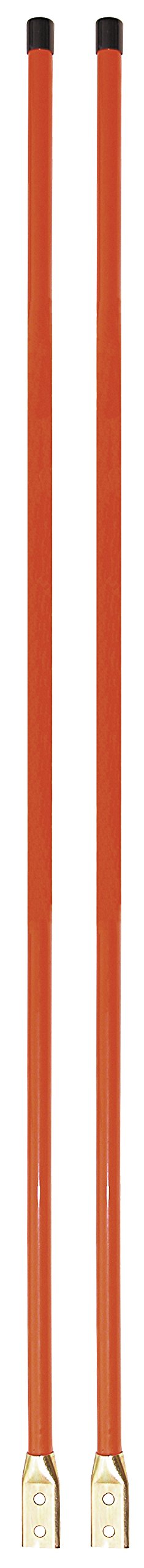 Buyers Products 1308115 Fluorescent Nylon Orange Guide Kit, 3/4 X 48, Bolt-On, Aftermarket Snow Plow Blade Marking Guide Kit, Bu