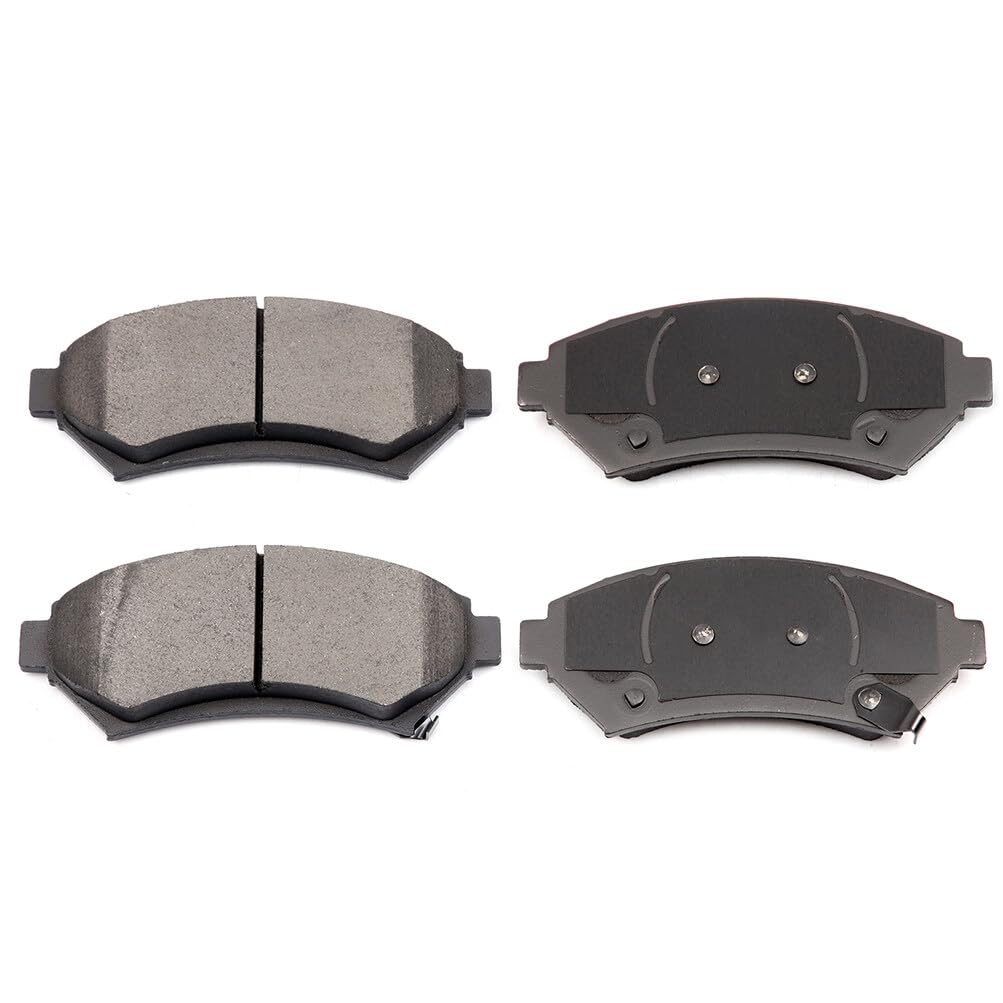 Cciyu D699 Front Ceramic Disc Brake Pads Kit For Buick Century Lesabre Park Avenue Regal Riviera For Cadillac Deville Eldorado S