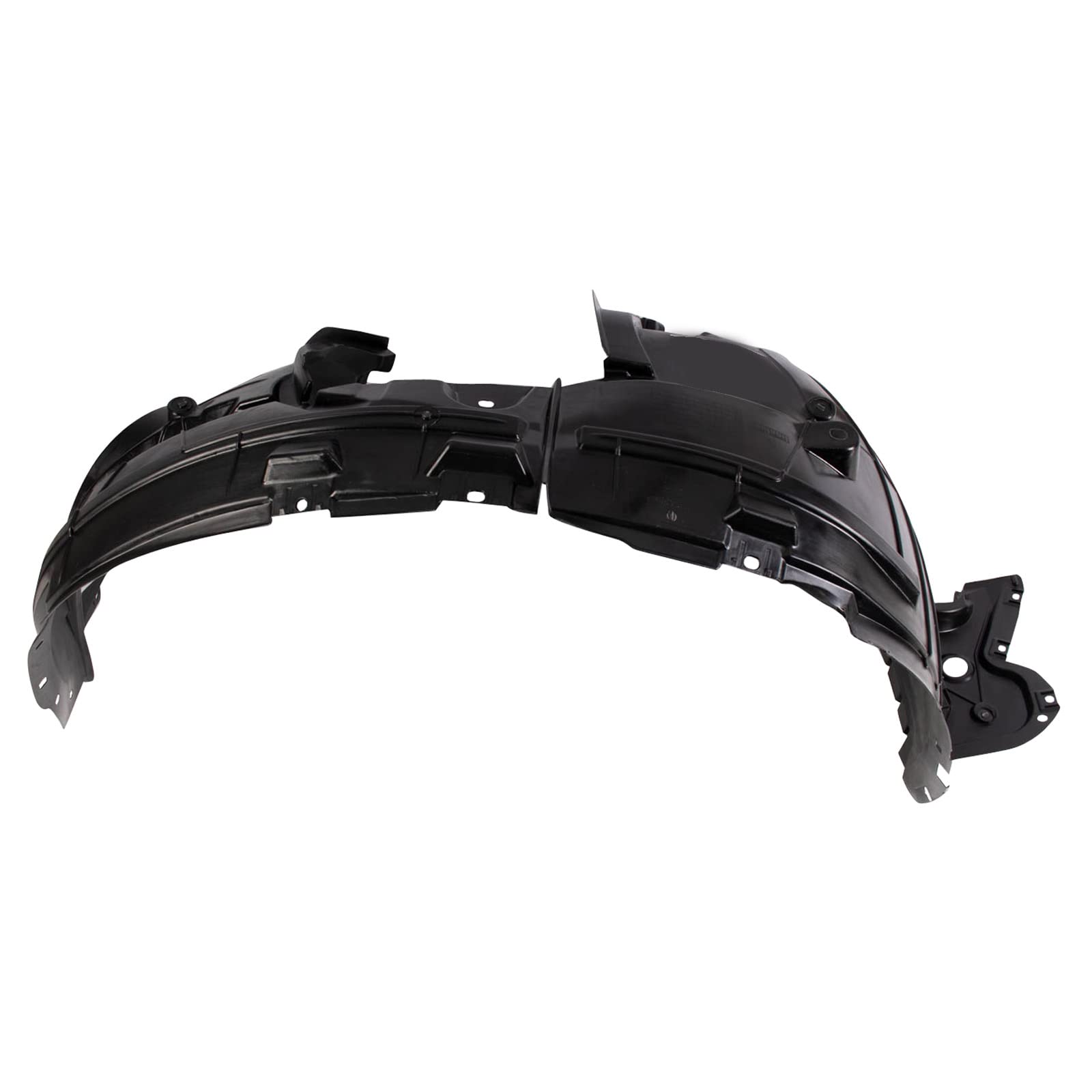 TRQ Front Right Inner Fender Liner Black Passenger Side Compatible with 2014-2018 Nissan Rogue NI1249135