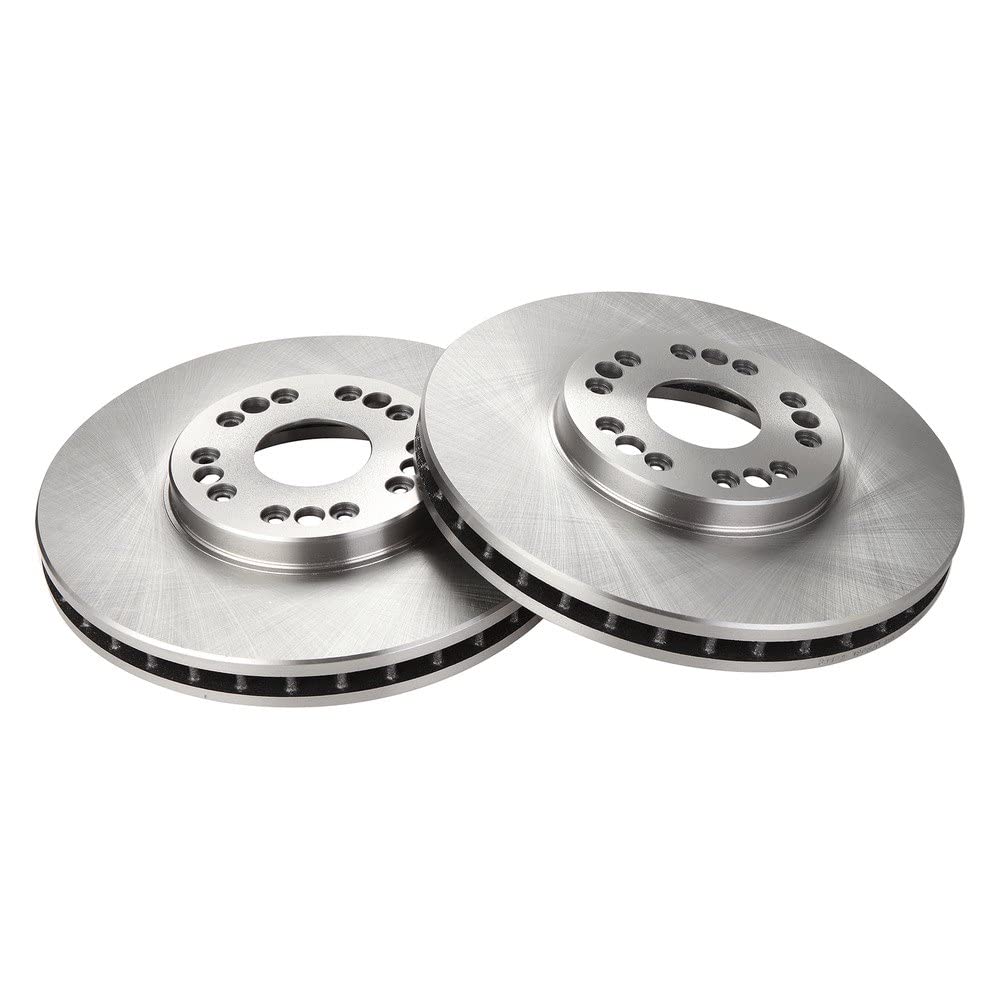 Trq Front Brake Rotors Set Vented Compatible With 1993-2005 Lexus Gs300 1998-2000 Gs400 2001-2005 Gs430 Is300 1993-1994 Ls400 20