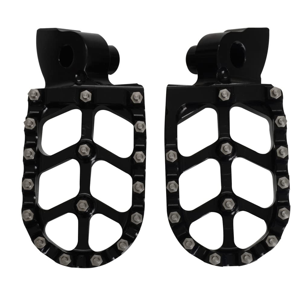 Jfg Racing Dirt Bike Foot Pegs,Cnc Rest Pedal Footpegs For Yz65 18-23/Yz85 02-23/ Yz125 97-23/Yz250 98-23/Yz250F Wr250F 01-23/Yz450F Wr450F 03-23/Yz125X 17-23/Yz250X Yz250Fx Yz450Fx Wr426F-Black