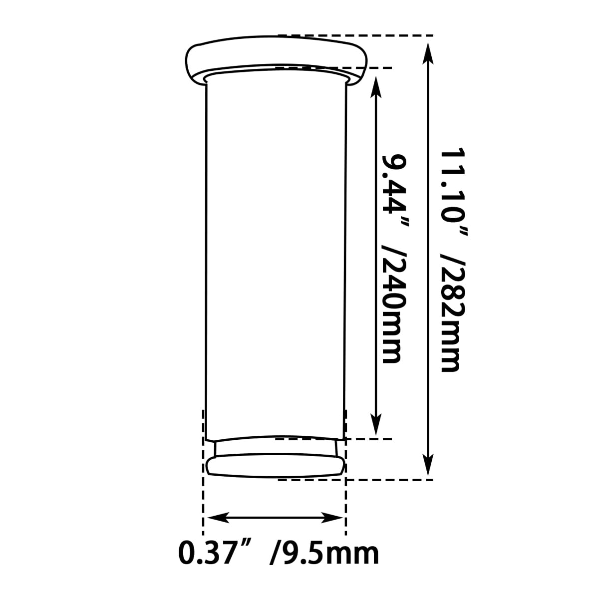 Fovplue Footpeg Mounting Pins Kit, Clevis Pin+Spring Washer+Retaining Ring For Harley Models W/Male Mount-Style Rider/Passenger Footpegs,For Cvo Dyna Touring Softail Sportster Ect.