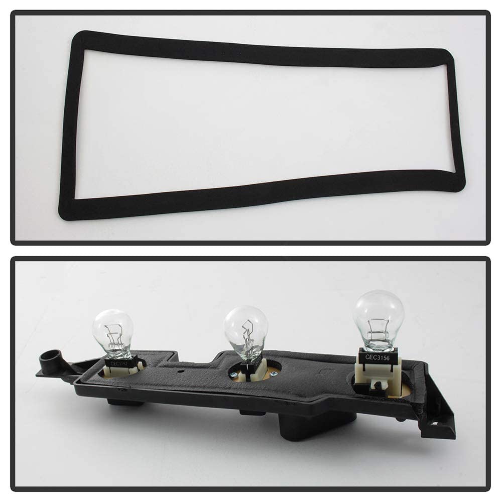 Acanii - For 1988-1998 Chevy/Gmc C10 C/K 1500 2500 3500 Silverado Yukon Suburban Tahoe Tail Lights Lamps W/Circuit Board