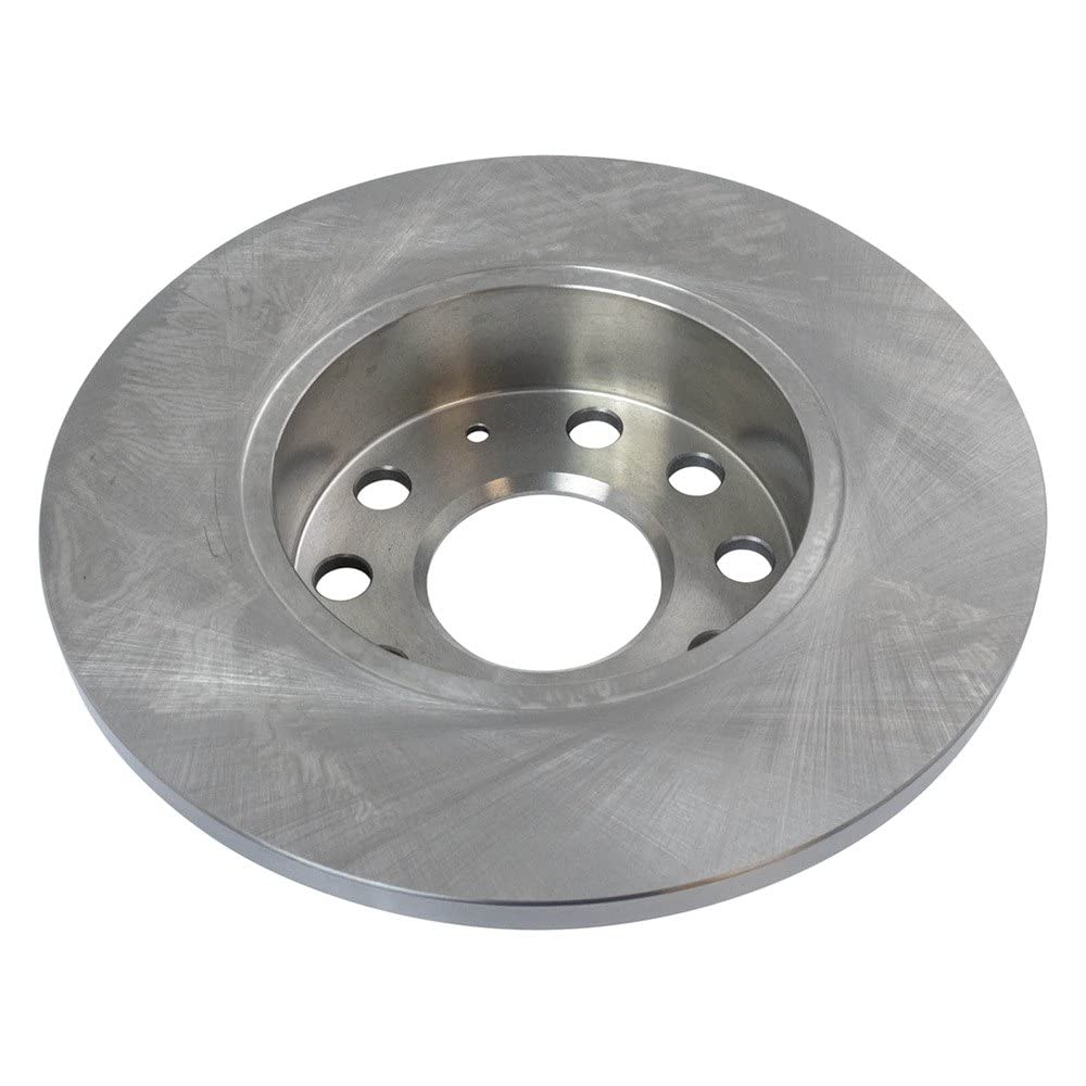 Trq Rear Brake Rotors Set Solid Compatible With 2008 Audi A3 A3 Quattro 2005-2010 Volkswagen Jetta 2008 Rabbit