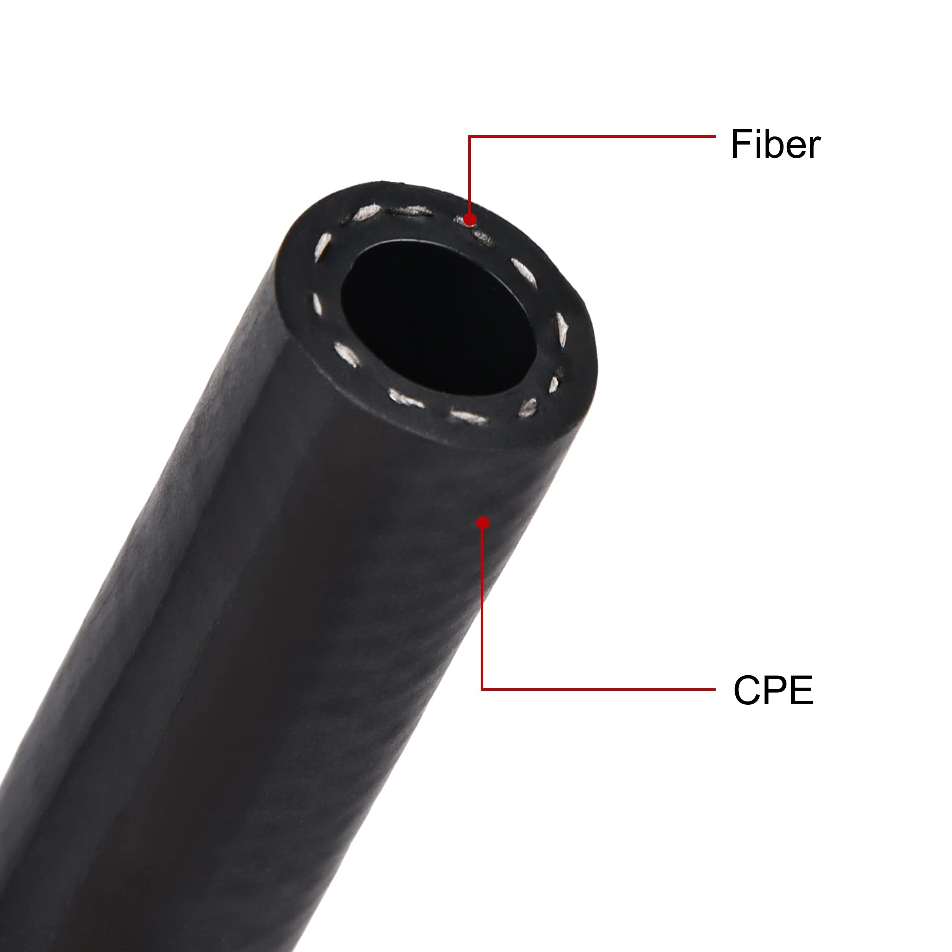 Evil Energy 3/8' Transmission Oil Cooler Hose 10Ft 250Psi Sae J1532