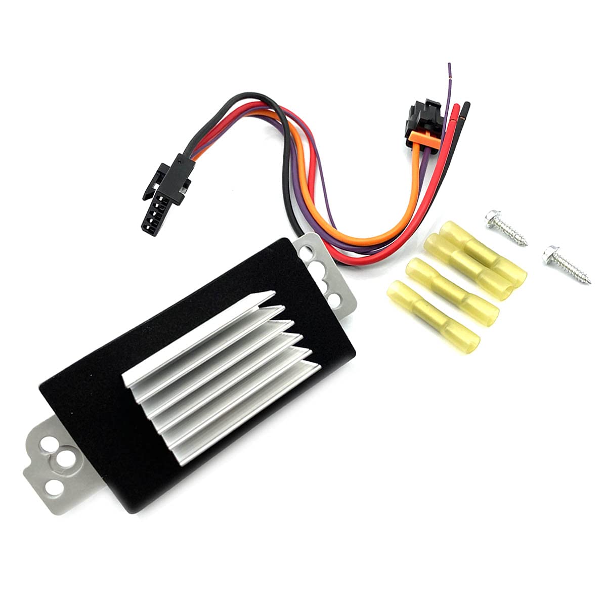 DEVMO Heater Blower Motor Fan Resistor Speed Control Module Upgrade Kit Compatible with 2003-07 HUMMER H2 19329838 19260762