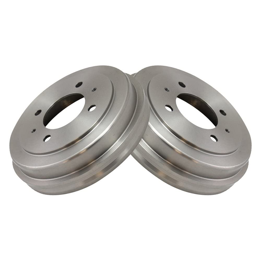 Trq Rear Brake Drum Pair Set Left Lh & Right Rh For Hyundai Elantra Tiburon