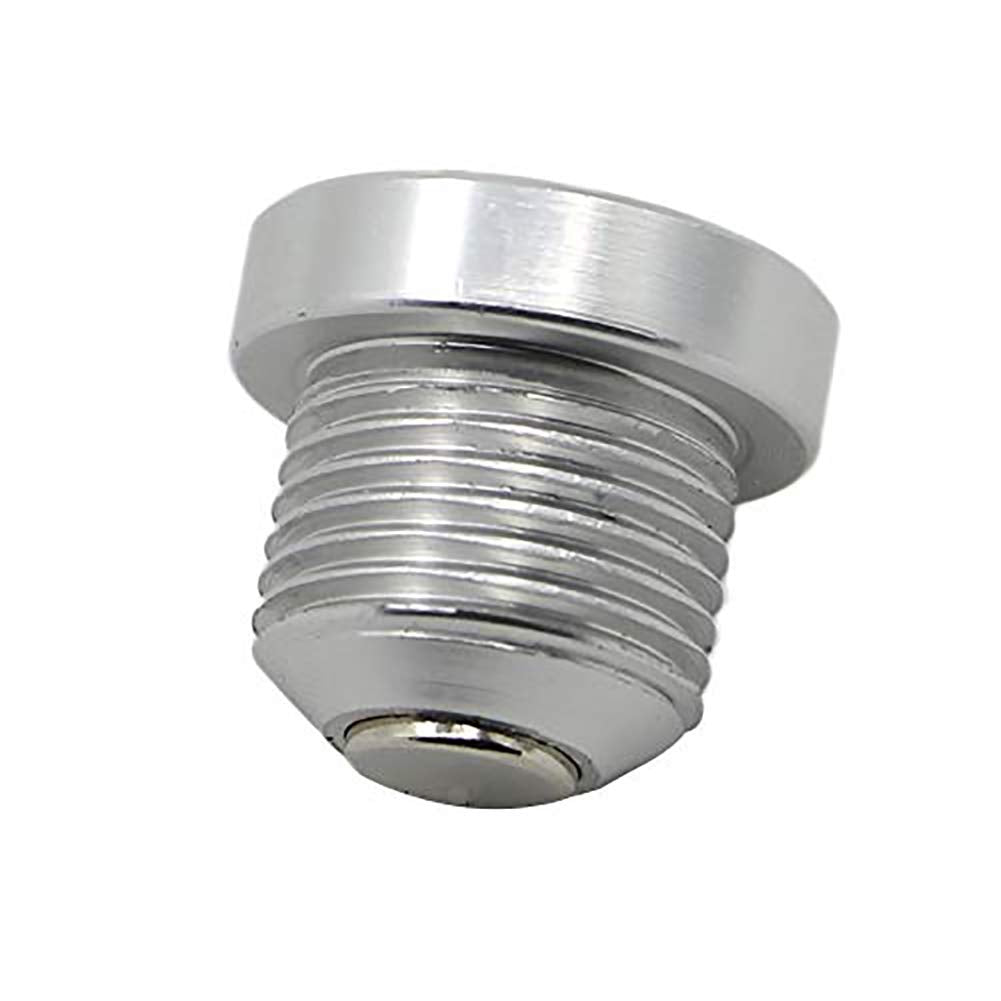 Motoparty Magnetic Engine Oil Drain Plug For Porsche 911 986 996 997 Boxster Cayman,Billet Aluminum 18X1.5Mm,Silver