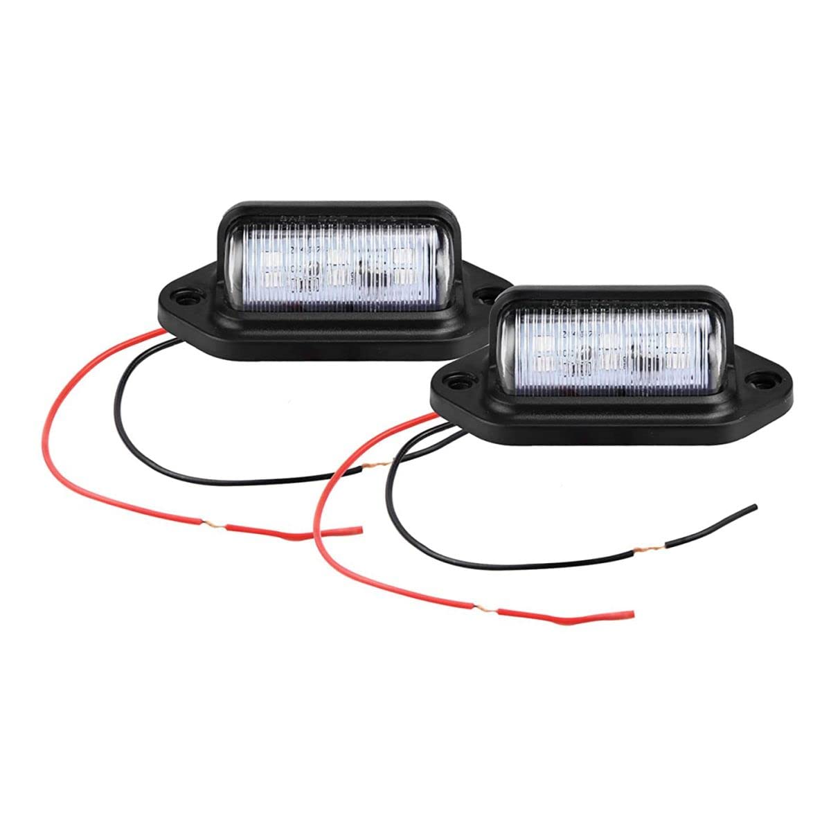 LivTee Waterproof 12V License Plate LED Light, for RV Camper Truck SUV Trailer Van, Step Courtesy Lights, Dome Cargo Lights or U