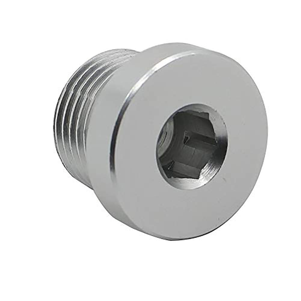 Motoparty Magnetic Engine Oil Drain Plug For Porsche 911 986 996 997 Boxster Cayman,Billet Aluminum 18X1.5Mm,Silver