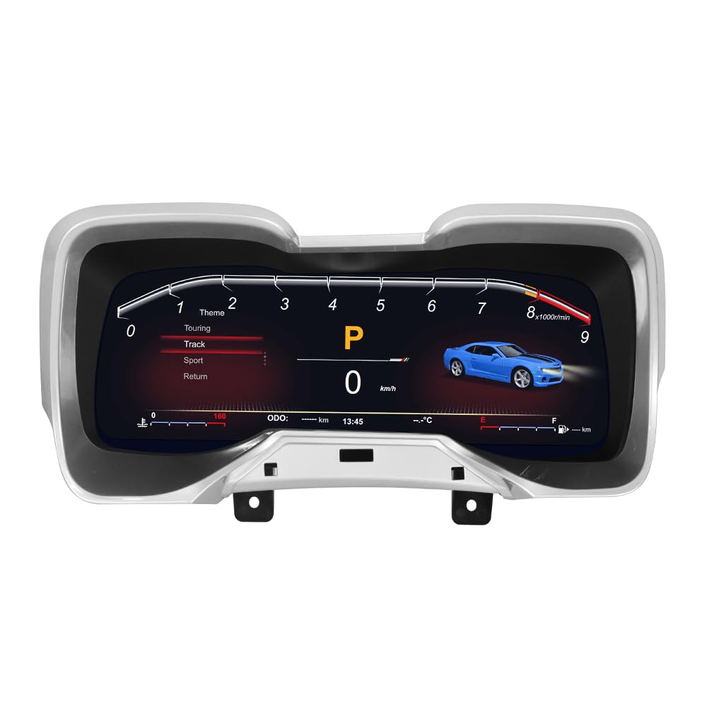 XUENAV Digital Dash for 2010-2015 Chevrolet Camaro SS | LCD Speedometer Instrument Panel Upgrade | ABS Material