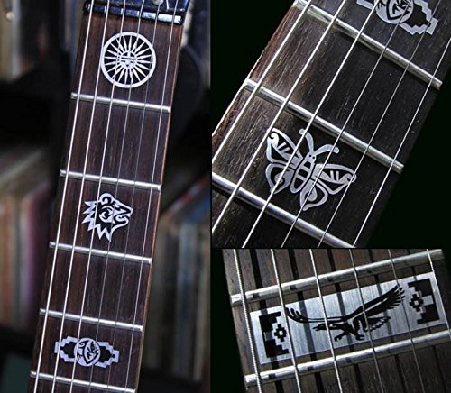 Jockomo Hopi Symbol (Metal Tone) Guitar Inlay Sticker