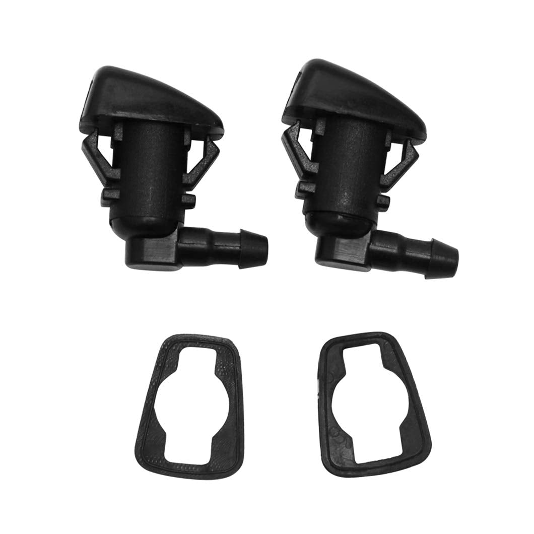 ZHParty 2 Pcs Front Windshield Washer Nozzle Wiper Spray Jet Kit fit for GMC Acadia 07-15, Chevroelt Traverse 09-17, Buick Encla