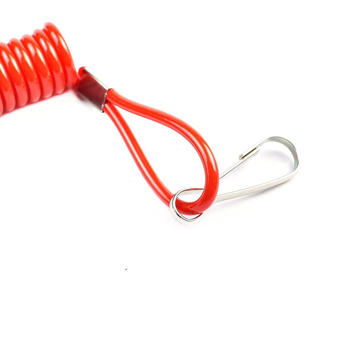Boat Safety Kill Stop Switch Connector Lanyard Cord Replacement For Yamaha Outboard Mercruiser Marine Tohatsu Honda Engine Motor Kill Switch Tether Red Replace 6E9-82575-00 6E9-82575-01 6E9-82575-02