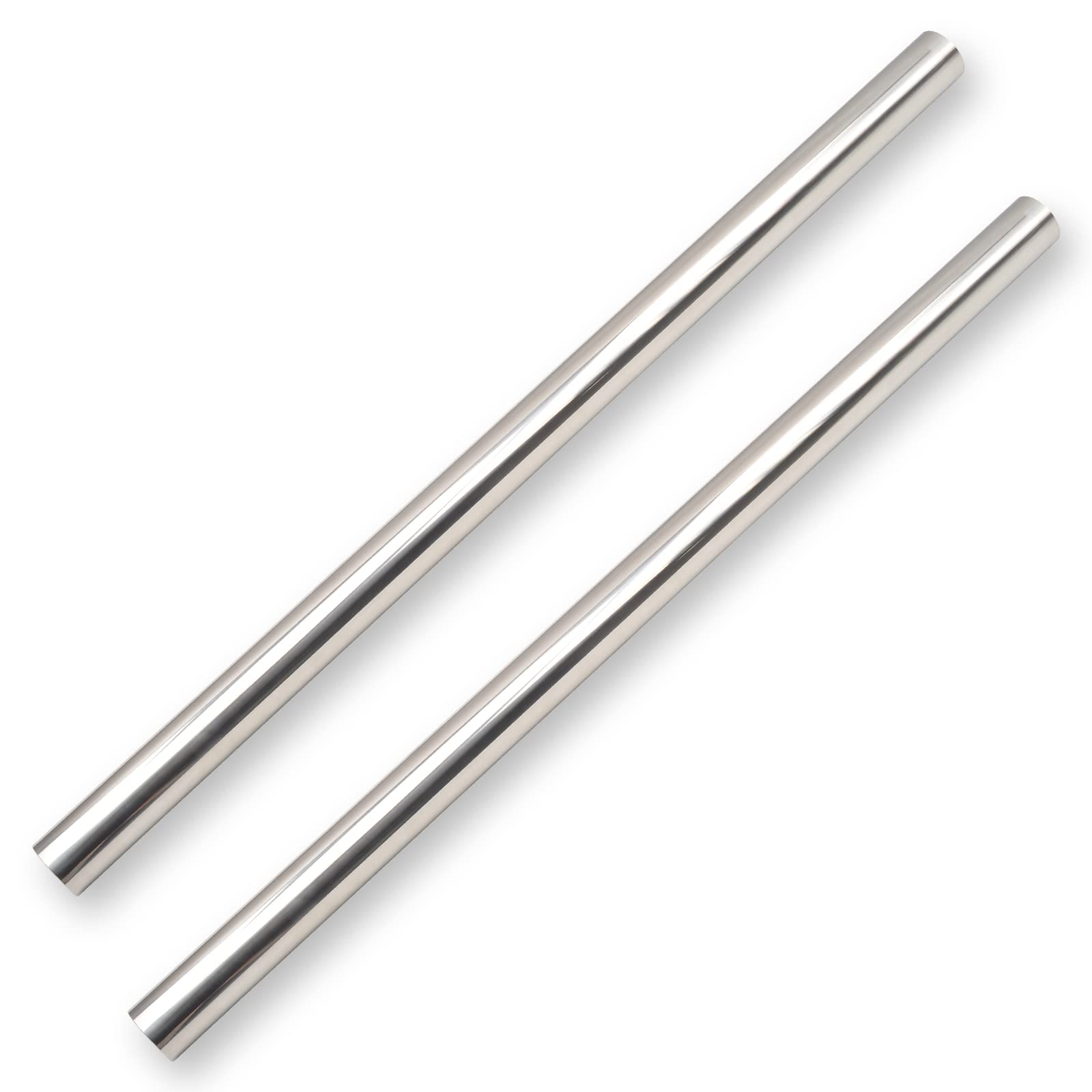 Fgjqefg 2.5 Inch Straight Diy Custom Mandrel Exhaust Pipe Tube Pipe, 30 Inch Length, 2.5'' Od Mandrel Straight Pipe, T304 Stainl