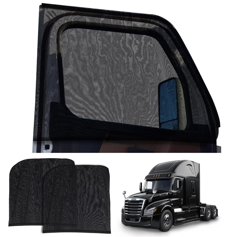 EcoNour XXXL Truck 2-Pack Side Window Shade | Front Side Windows Protects UV Rays and Sun Glare | Stretchable & Breathable Mesh 