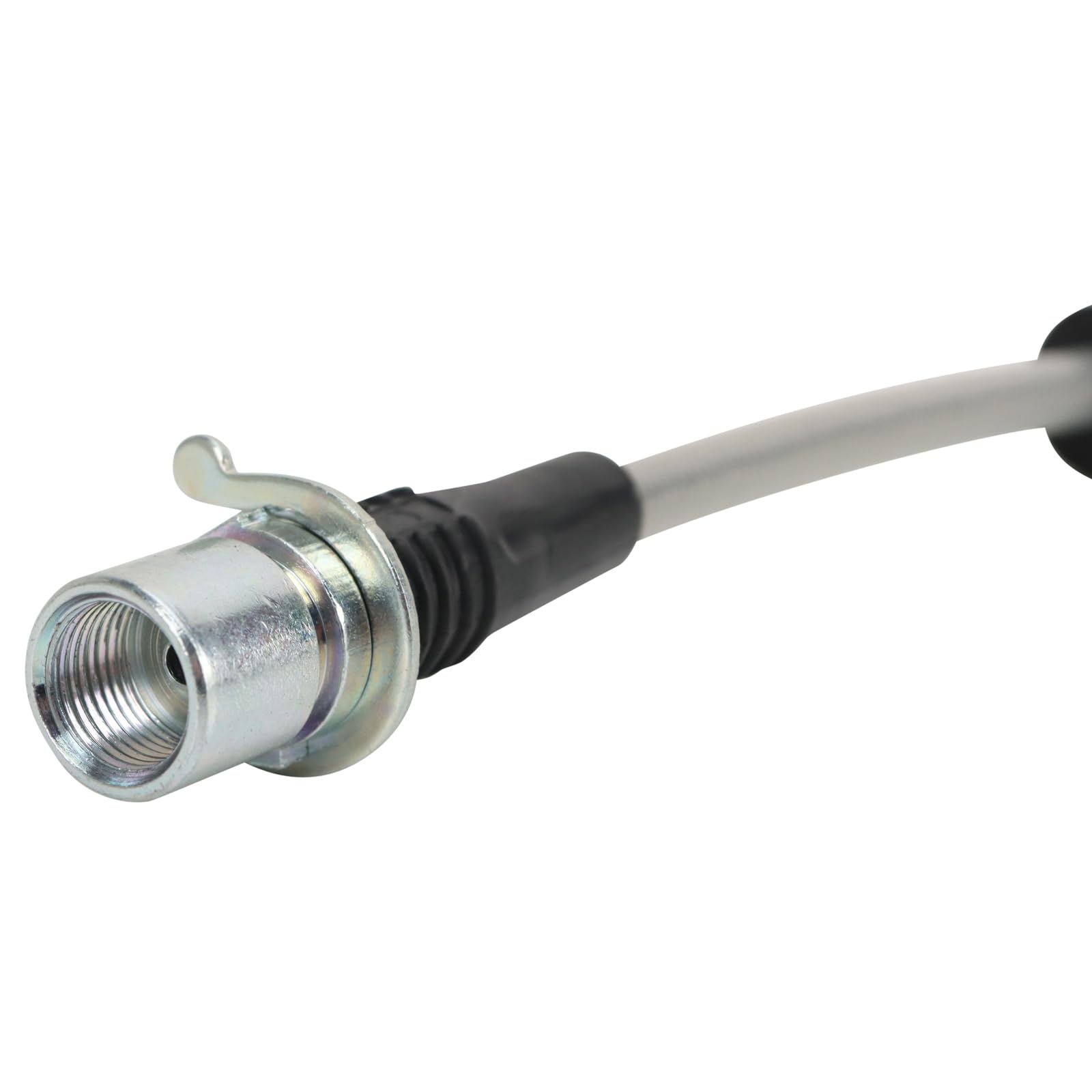 Trq Stainless Steel Performance Front Brake Hose Compatible With 2007-2020 Cadillac 2007-2020 Chevrolet 2007-2020 Gmc, Silver