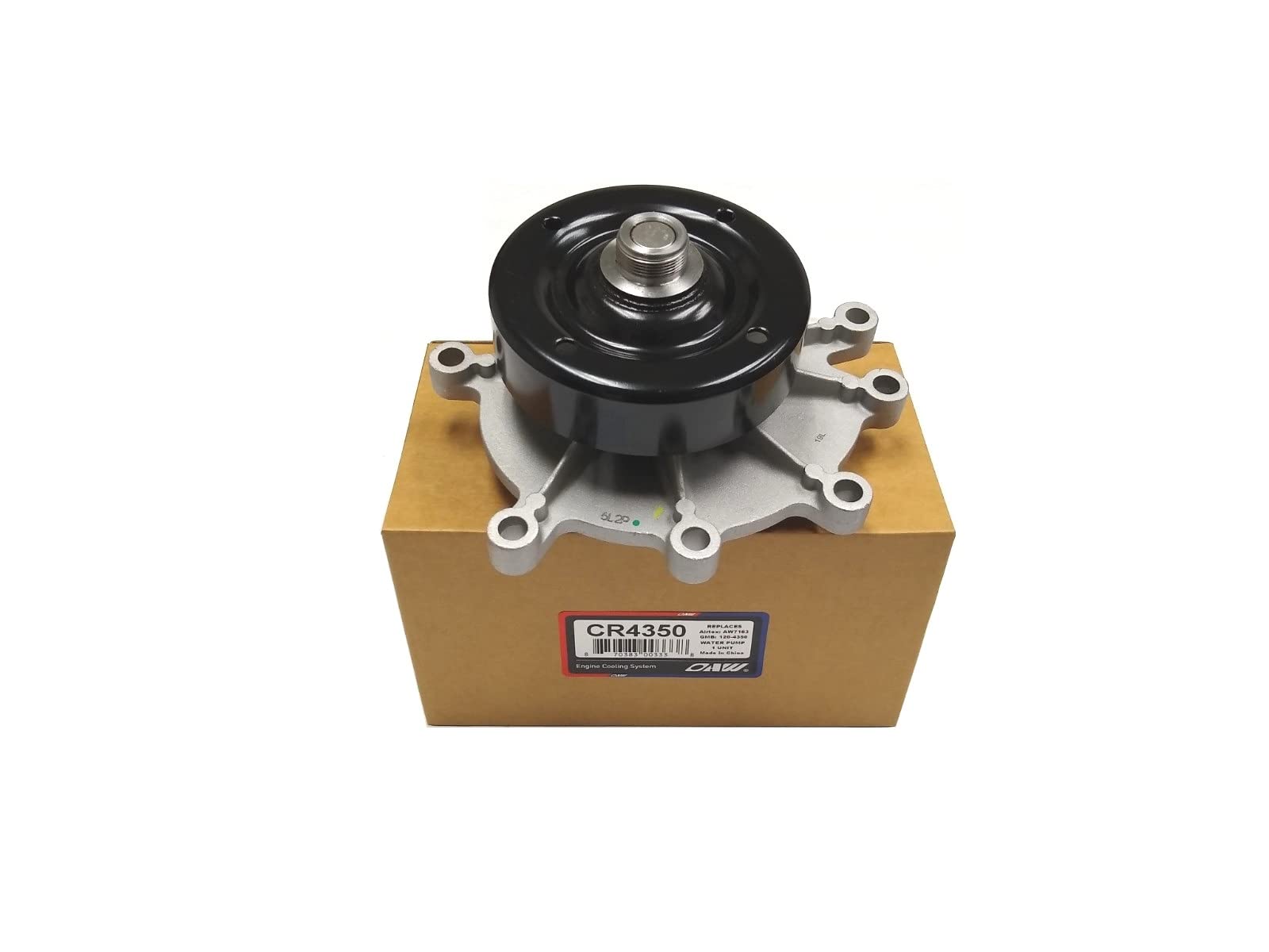 OAW CR4350 Engine Water Pump Replacement for Jeep Liberty, Durango, Dakota, Ram 1500, Nitro, Grand Cherokee (2002 2003 2004 2005