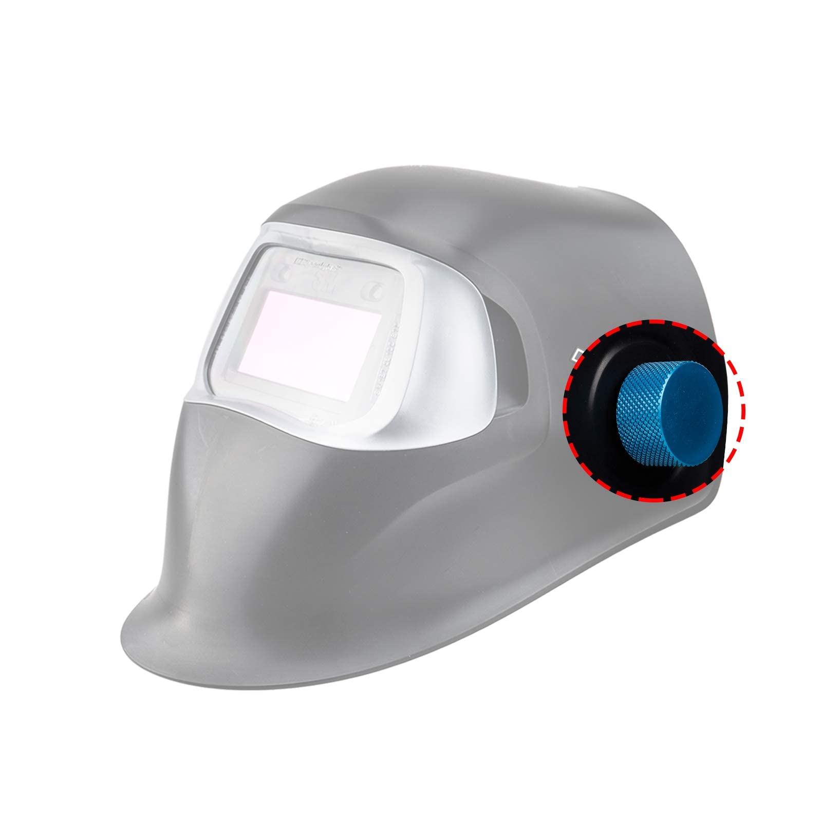 3Mirrors Welding Hood (Pipeliner) Helmet Fasteners Sky Blue Headgear Replacement Parts Accessories Screws Flip Hood Aluminum -An