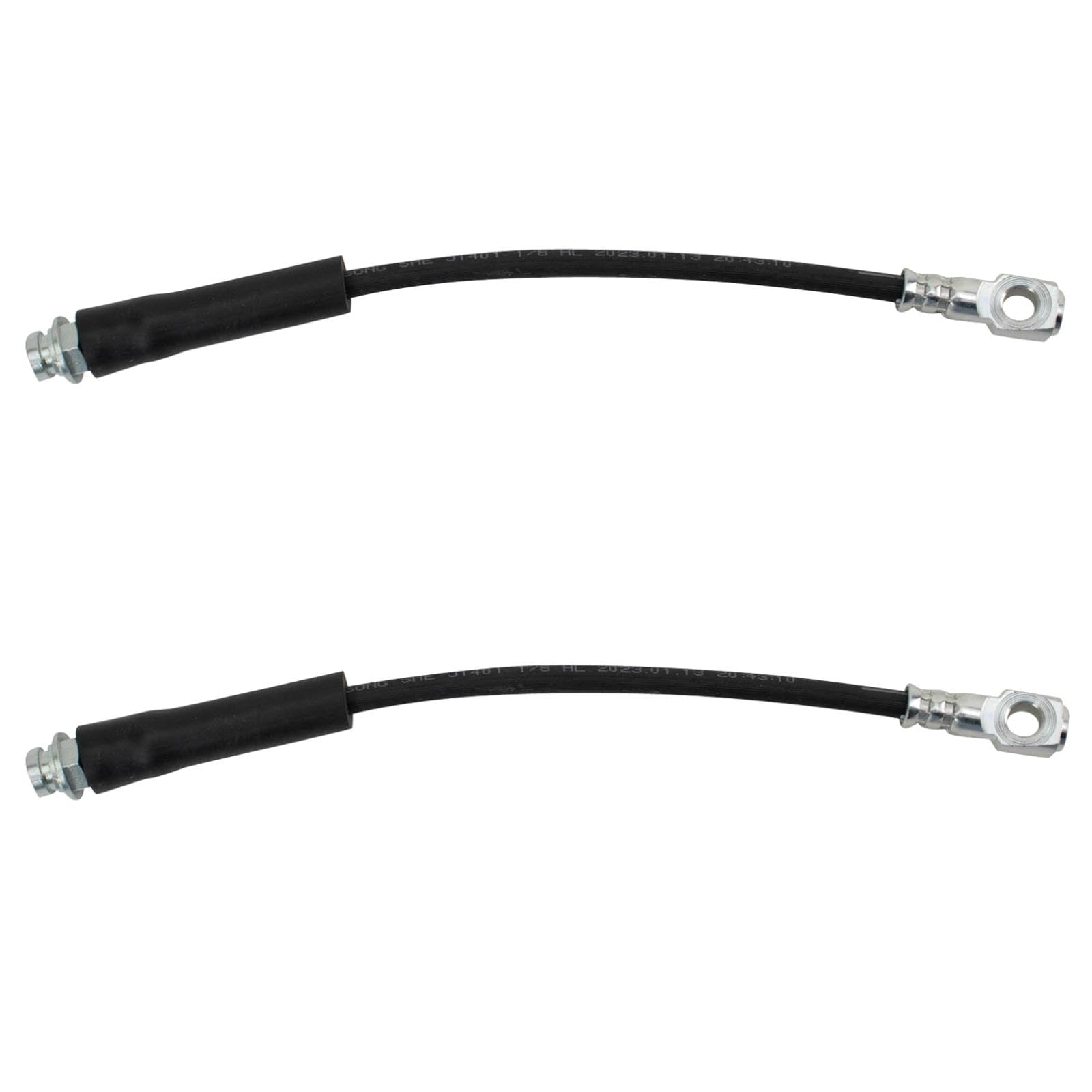 Trq Front Brake Hose Set Compatible With 1995-2005 Chevrolet Cavalier 2004-2005 Classic 1997-2003 Malibu 1999-2004 Oldsmobile Al